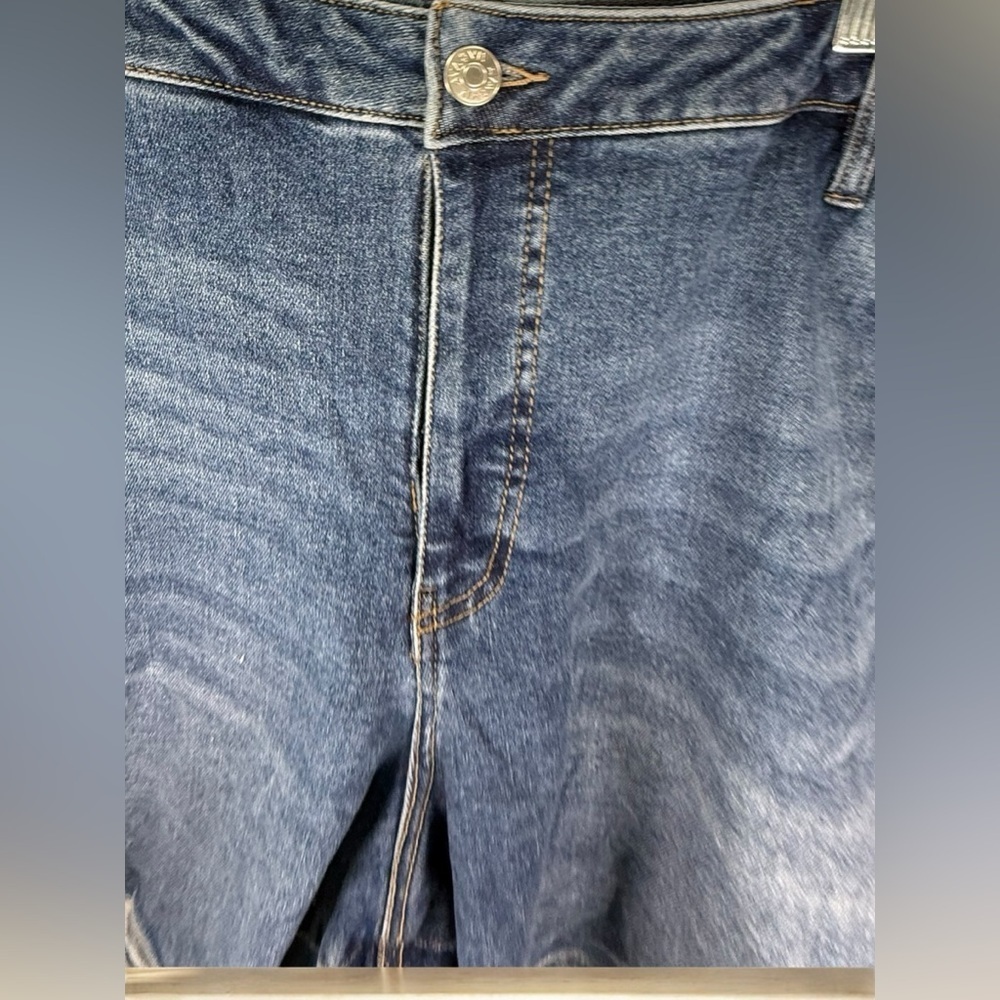 AVA & VIV High Rise Bermuda Shorts Size 49 Relaxed Fit Denim - Picture 4 of 13